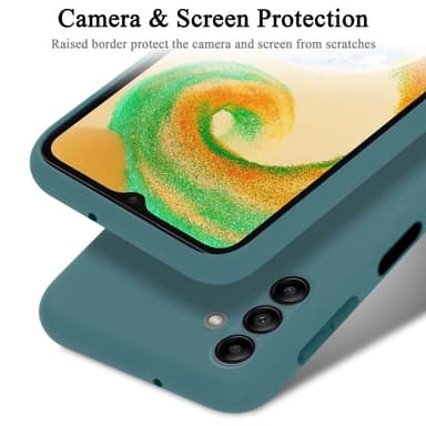 Samsung Galaxy A04s silikondeksel case (grønn)