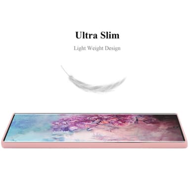 Deksel Samsung Galaxy NOTE 10 PLUS Silikon cover (rosa)
