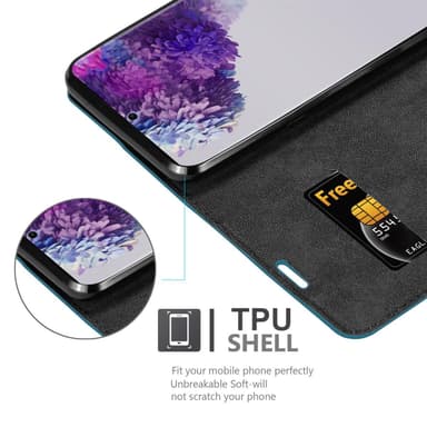 Samsung Galaxy S20 ULTRA lommebokdeksel case (turkis)