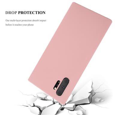 Deksel Samsung Galaxy NOTE 10 PLUS Silikon cover (rosa)