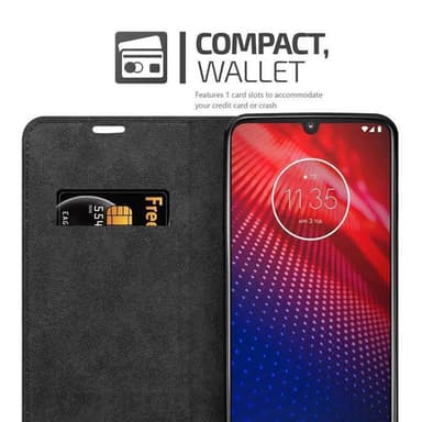 Motorola MOTO Z4 lommebokdeksel case (rød)