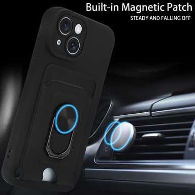 iPhone 15 Deksel case (Svart)