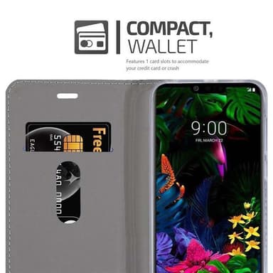 LG G8 lommebokdeksel etui (blå)