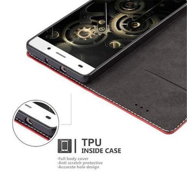 Huawei P8 LITE 2015 Deksel Case Cover (rød)