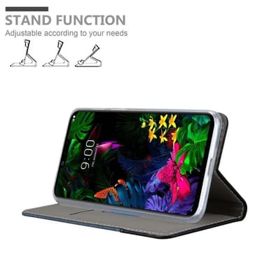 LG G8 lommebokdeksel etui (blå)