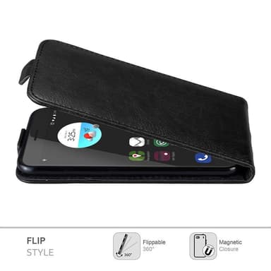 ZTE Blade V7 deksel flip cover (svart)