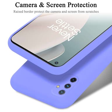 OnePlus Nord N100 silikondeksel case (Lilla)