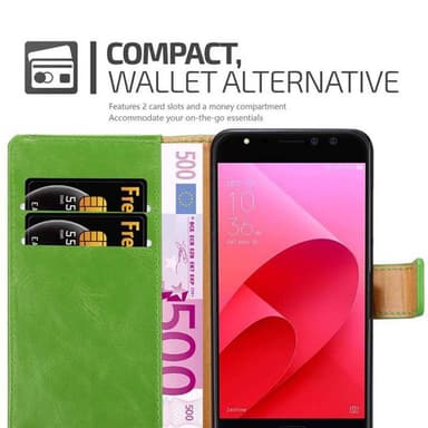 Asus ZenFone 4 Selfie PRO lommebokdeksel etui (grønn)