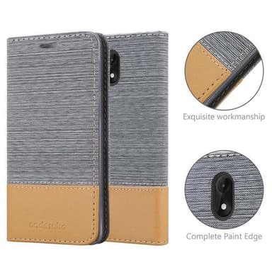 WIKO LENNY 5 lommebokdeksel etui (grå)