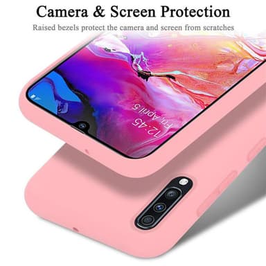 Samsung Galaxy A70 / A70s silikondeksel case (rosa)