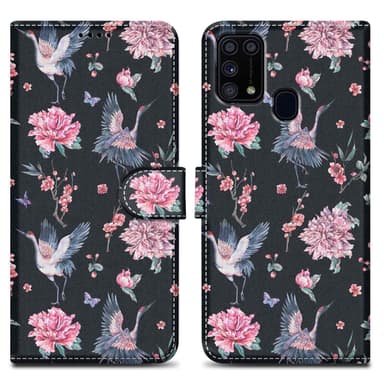 Samsung Galaxy M31 lommebokdeksel etui (svart)