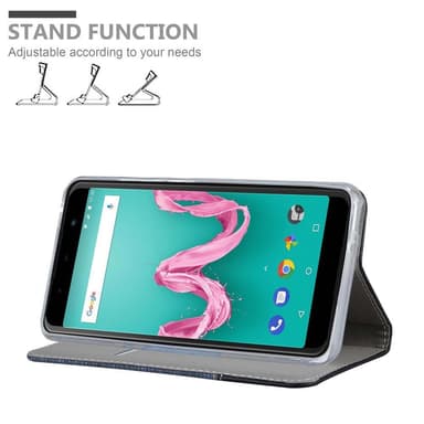 WIKO LENNY 5 lommebokdeksel etui (blå)
