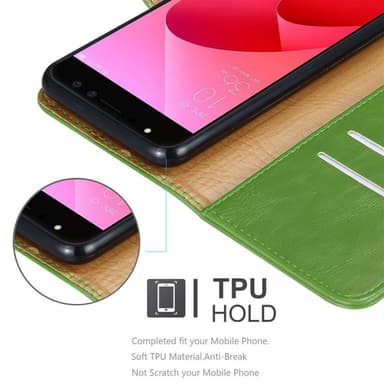 Asus ZenFone 4 Selfie PRO lommebokdeksel etui (grønn)