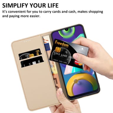 Samsung Galaxy M31 lommebokdeksel etui (svart)