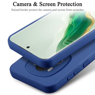 Honor Magic 6 silikondeksel case (Blå)