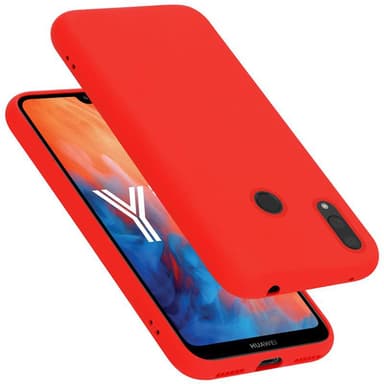 Huawei Y7 2019 / Y7 PRIME 2019 silikondeksel case (rød)
