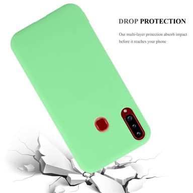 Deksel Samsung Galaxy A20s Silikon cover (grønn)