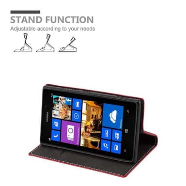 Nokia Lumia 925 Deksel Case Cover (rød)