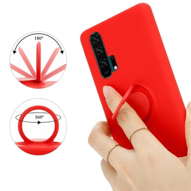 Deksel Honor 20 PRO Ring Case (rød)