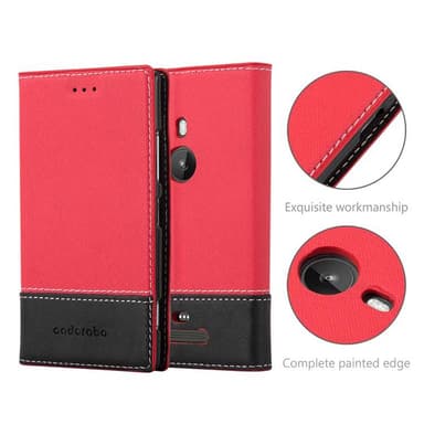Nokia Lumia 925 Deksel Case Cover (rød)