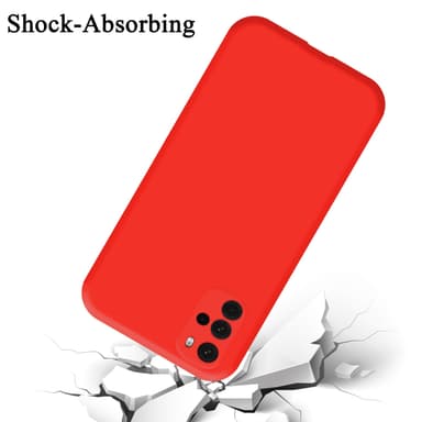 Motorola MOTO G22 silikondeksel case (rød)