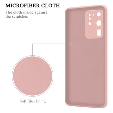 Deksel Samsung Galaxy S20 ULTRA Ring Case (rosa)