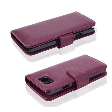 Samsung Galaxy ALPHA lommebokdeksel case (lilla)