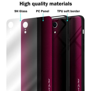 iPhone XR Deksel Case Cover (rosa)