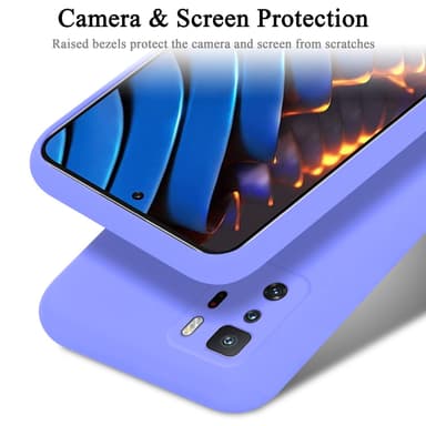 Xiaomi POCO X3 GT silikondeksel case (lilla)