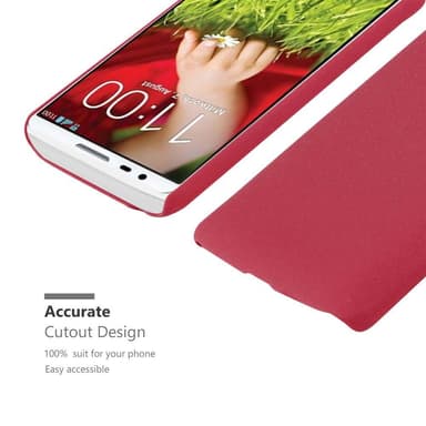 LG G2 MINI Hardt Deksel Cover (rød)