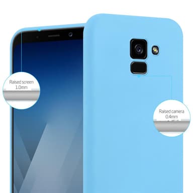 Deksel Samsung Galaxy A5 2018 Silikon cover (blå)