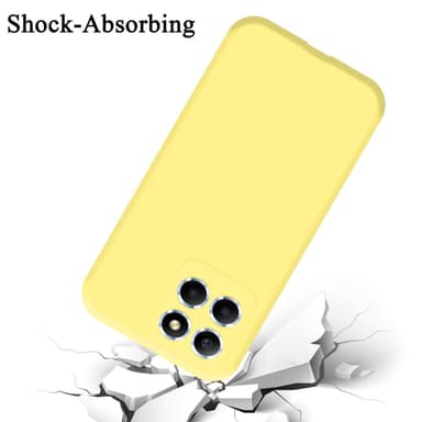 Honor X8 5G silikondeksel case (Gul)