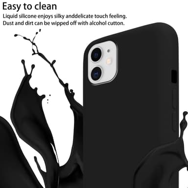 Deksel iPhone 11 med Halskjede (svart)