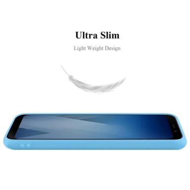 Deksel Samsung Galaxy A5 2018 Silikon cover (blå)