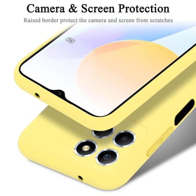 Honor X8 5G silikondeksel case (Gul)