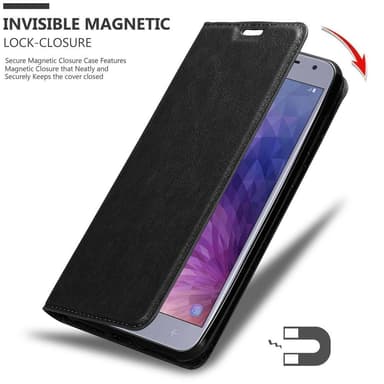 Samsung Galaxy J4 2018 lommebokdeksel case (svart)