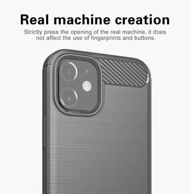 Deksel iPhone 12 MINI ultra slim (grå)