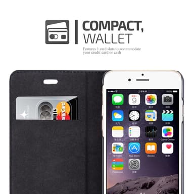iPhone 6 / 6S deksel flip cover (grå)