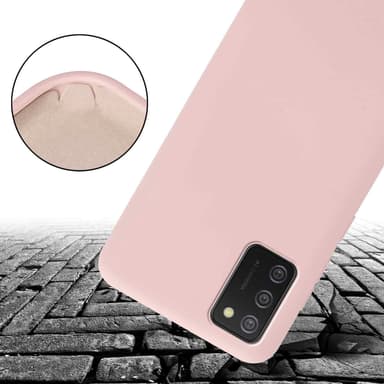 Deksel Samsung Galaxy A02s med Halskjede (rosa)