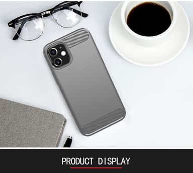 Deksel iPhone 12 MINI ultra slim (grå)