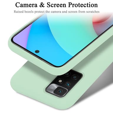 Xiaomi RedMi 10 silikondeksel case (grønn)