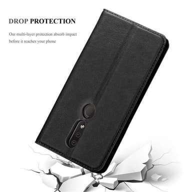 Nokia 4.2 lommebokdeksel case (svart)
