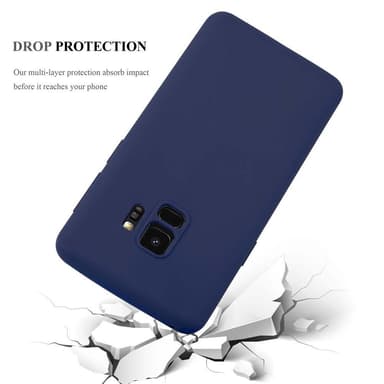 Deksel Samsung Galaxy S9 Silikon cover (blå)