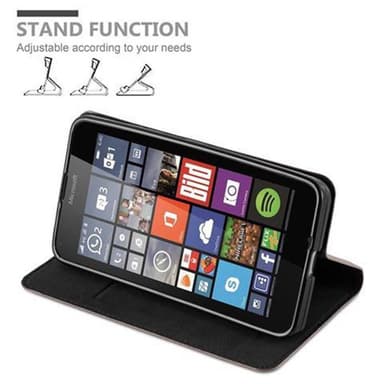 Nokia Lumia 640 lommebokdeksel case (brun)