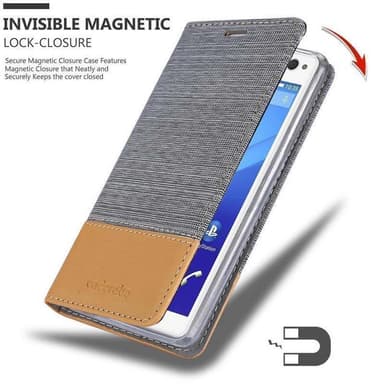 Sony Xperia C4 lommebokdeksel etui (grå)