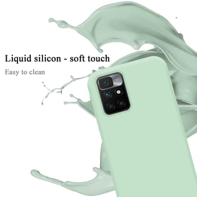 Xiaomi RedMi 10 silikondeksel case (grønn)