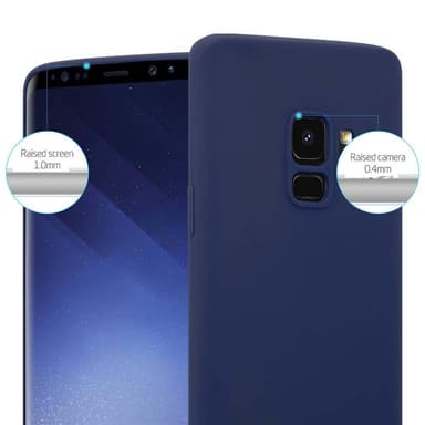 Deksel Samsung Galaxy S9 Silikon cover (blå)