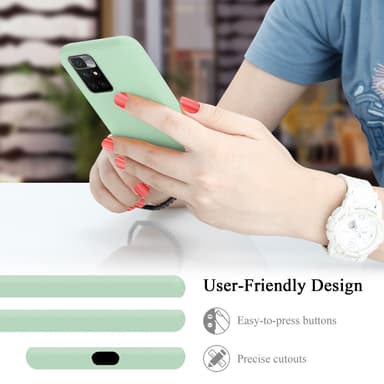 Xiaomi RedMi 10 silikondeksel case (grønn)
