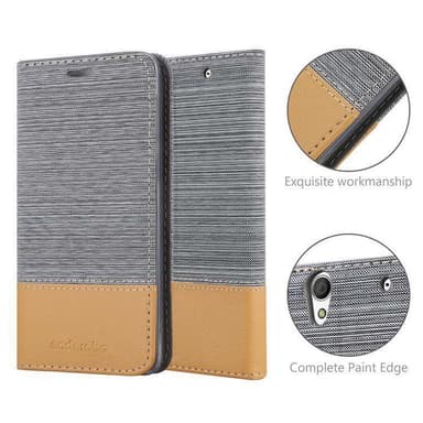 Sony Xperia C4 lommebokdeksel etui (grå)