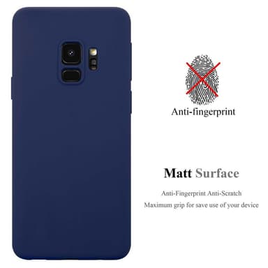 Deksel Samsung Galaxy S9 Silikon cover (blå)